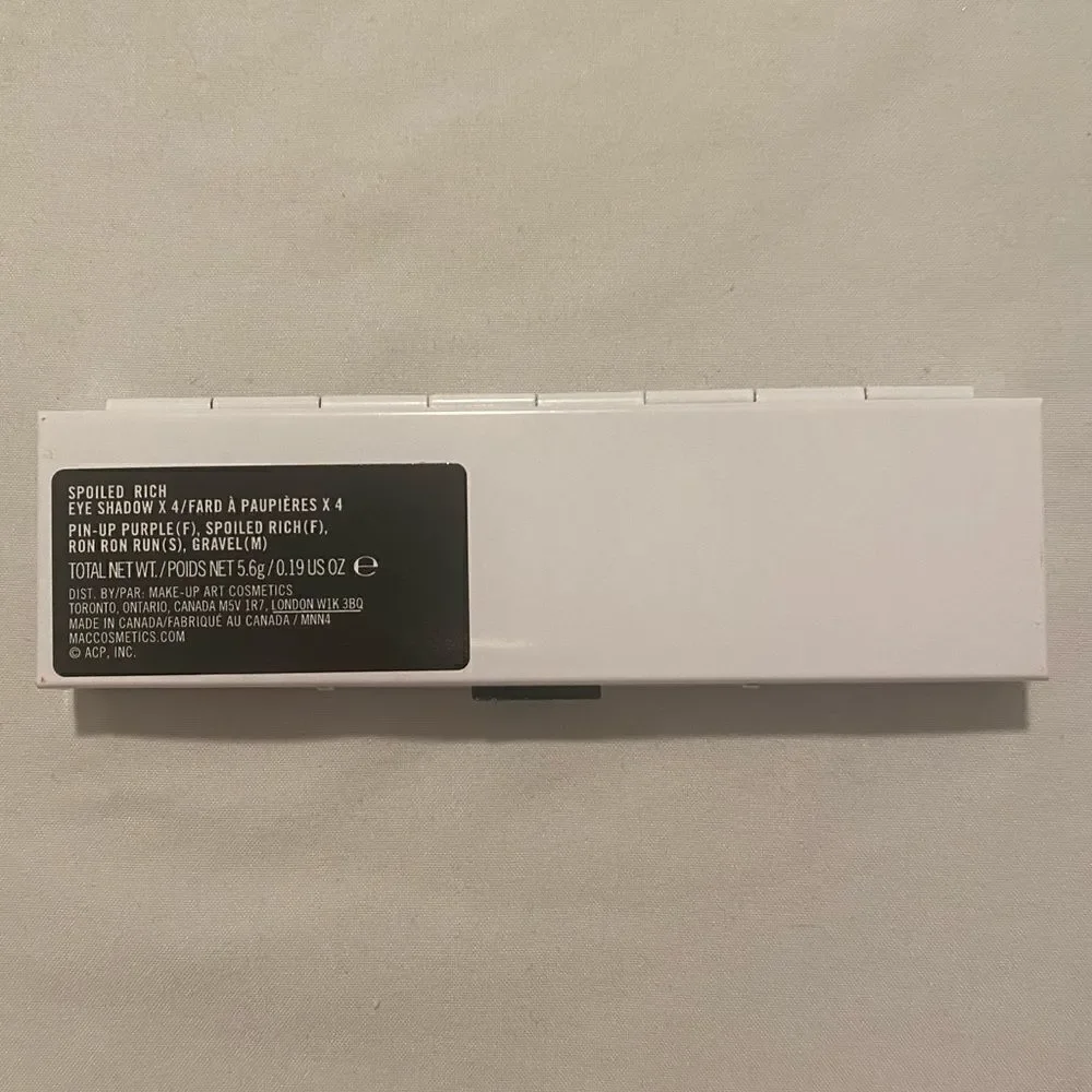 NIB MAC Archie’s Girls Eyeshadow Palette in “Spoiled Rich”